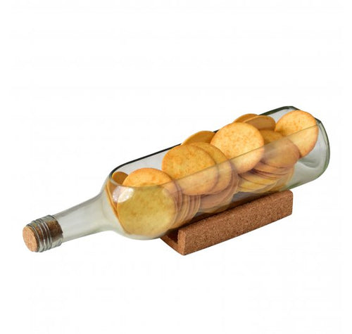 Load image into Gallery viewer, Sustainable Transparent Wine Bottle Platter