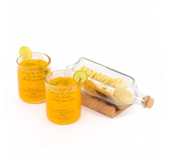 Absolut Platter With Glasses