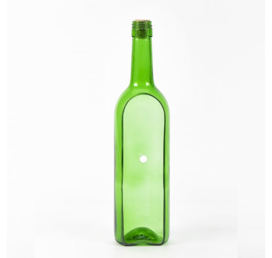 Wine Stand-Up Bottle Planter - Yellow