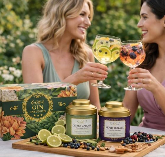 Botanical Gin Infusion Gift Box β Berry Royale & Citrus Blossom