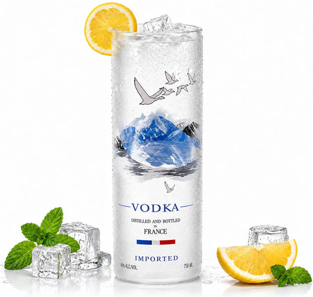 Upcycled Grey Goose Vodka Glass – Handmade Recycled Cocktail Glass