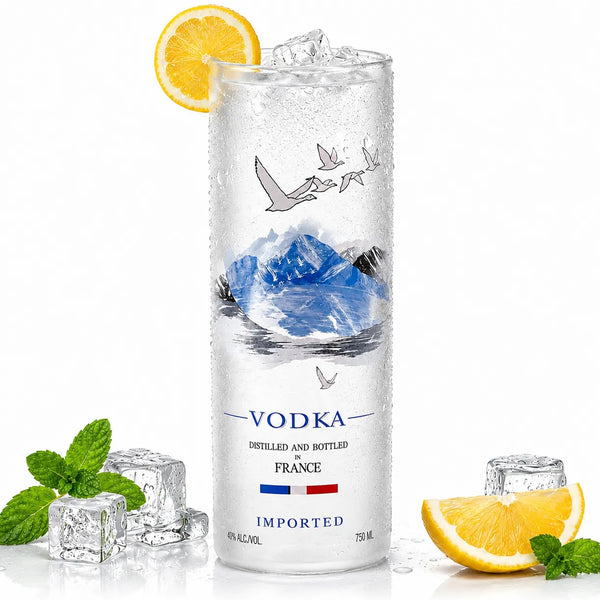 Upcycled Grey Goose Vodka Glass – Handmade Recycled Cocktail Glass