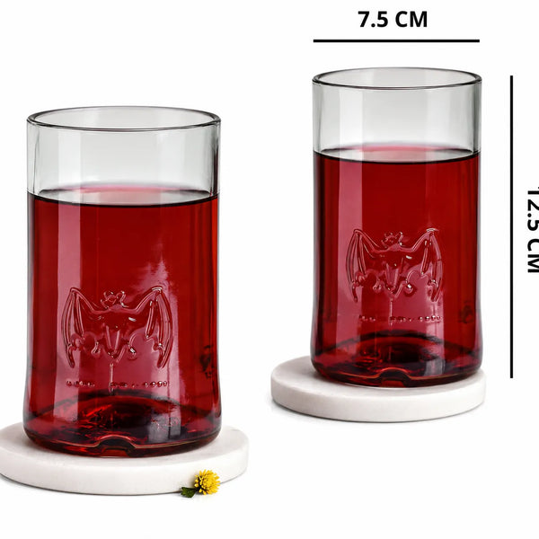 Bacardi Rum Glasses Set of 3 – Handmade Eco-Friendly Barware