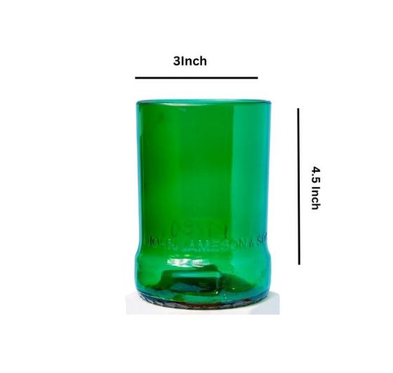 Upcycled Jameson Whisky Glasses (Set of Two)