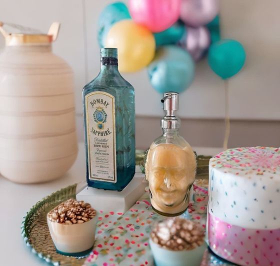 Reusable and Refillable Old Monk Soap Dispenser