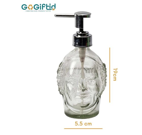 Old Monk Soap Dispenser – Handmade Eco-Friendly Bathroom Accessory