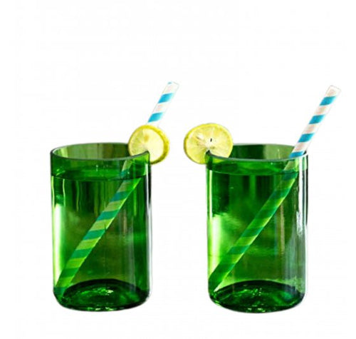 Load image into Gallery viewer, Upcycled Wine Glasses Set of Two