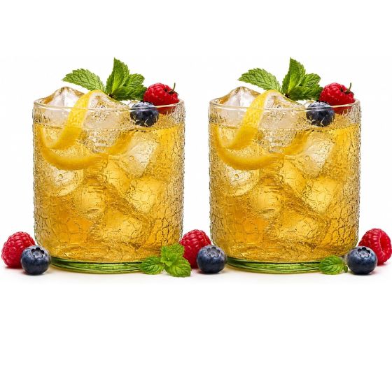 Upcycled Old Monk Rum Glasses – Handmade Eco-Friendly Bar Glasses