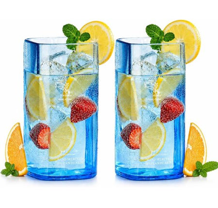 Upcycled Bombay Sapphire Gin Bottle Glass