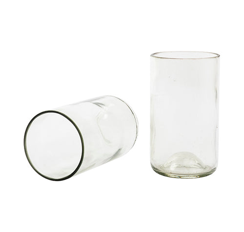 Load image into Gallery viewer, Eco-Friendly Wine Bottle Glasses Set of Two