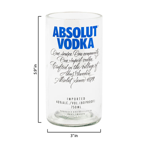 Load image into Gallery viewer, Upcycled Absolut Big Glass