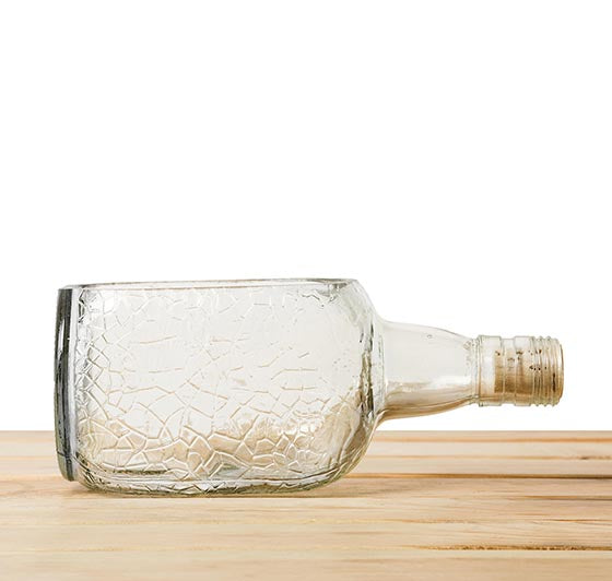 Eco-Friendly Rum Bottle Planter Table Top