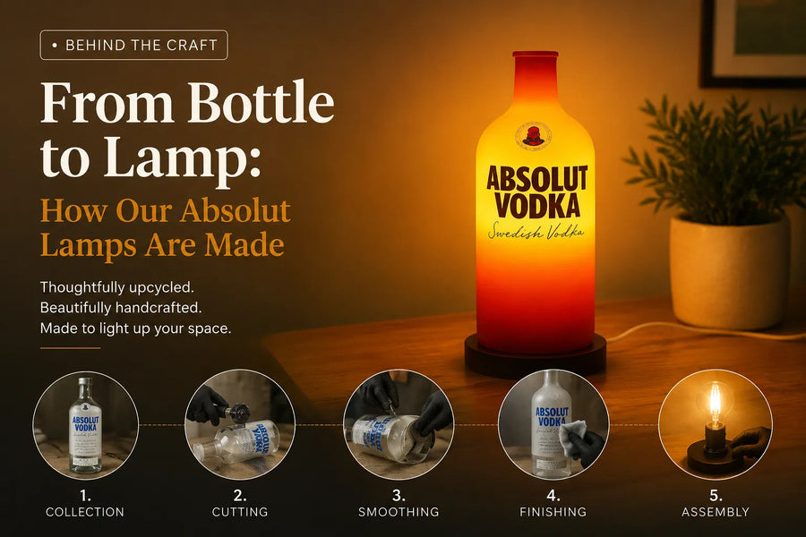 From Bottle to Lamp: How Our Absolut Lamps Are Made
