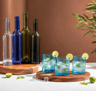 Upcycled Liquor Bottles to Glasses: The UK’s Growing Sustainable Drinkware Trend