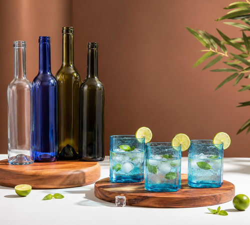 Upcycled Liquor Bottles to Glasses: The UK’s Growing Sustainable Drinkware Trend