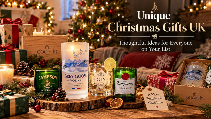 Cozy Christmas Vodka Gift Display