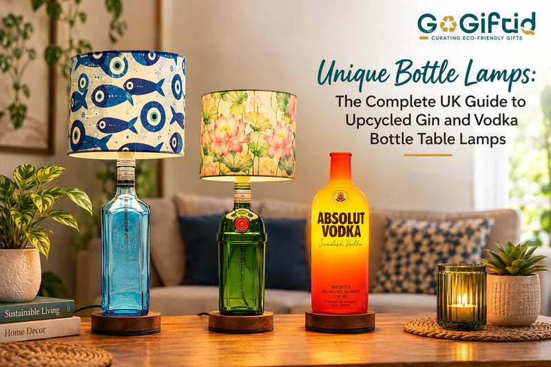 Unique Bottle Lamps: The Complete UK Guide to Upcycled Gin and Vodka Bottle Table Lamps