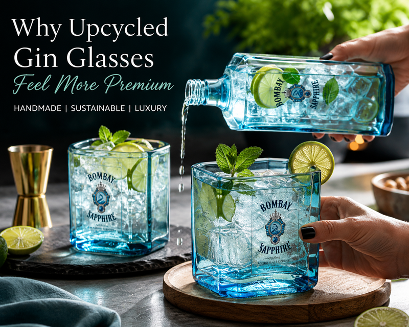 Why Upcycled Gin Glasses Feel More Premium