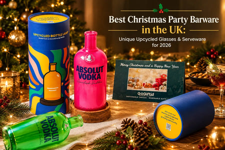 Best Christmas Party Barware in the UK: Unique Upcycled Glasses & Serveware