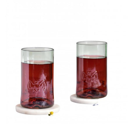 Bacardi Rum Drinking Glass – Handmade Eco-Friendly Bar Glass (Pack of 1 Glass)