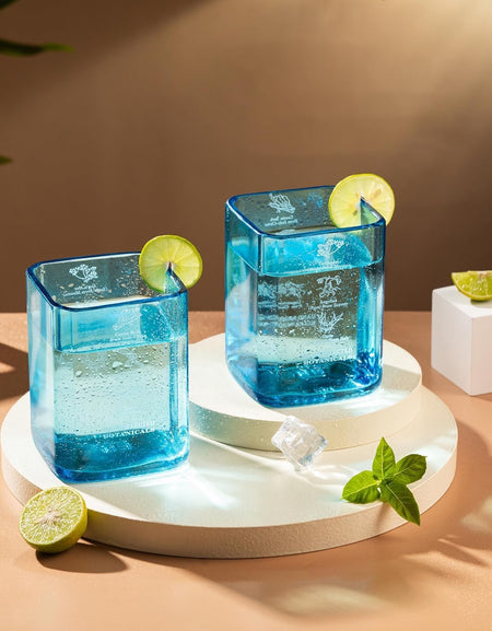 Handmade Upcycled Bombay Sapphire Gin Glasses