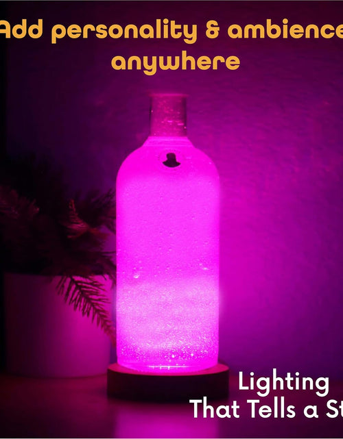 Load image into Gallery viewer, Upcycled Absolut Bottle Lamp with Gift Box – Handmade Table Lamp
