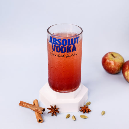 Upcycled Absolut Vodka Glass – Handmade Recycled Cocktail Glass (Pack of 1 Glass)