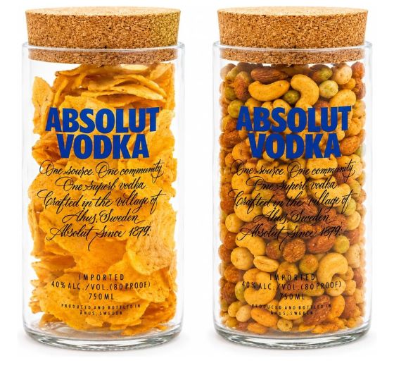 Absolut Storage Jars Set of 2 – Handmade Upcycled Glass Canisters
