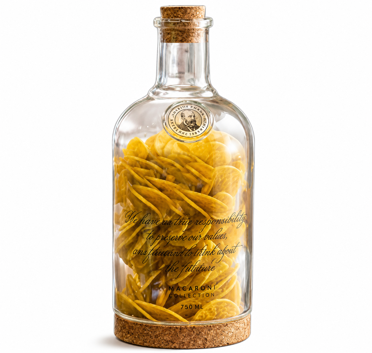 Upcycled Vodka Storage Jars Set of 2 – Handmade Glass Canisters