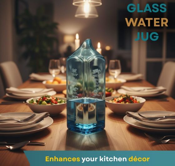 Bombay Sapphire Upcycled Glass Water Jug