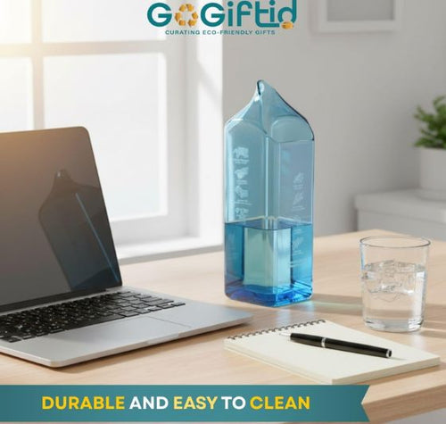 Load image into Gallery viewer, Bombay Sapphire Upcycled Glass Water Jug
