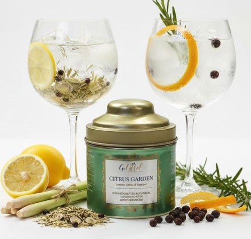 Load image into Gallery viewer, Citrus Blossom Gin Infusion Tin – Botanical Cocktail Flavouring
