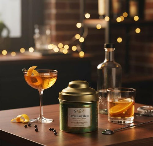 Load image into Gallery viewer, Citrus Blossom Gin Infusion Tin – Botanical Cocktail Flavouring
