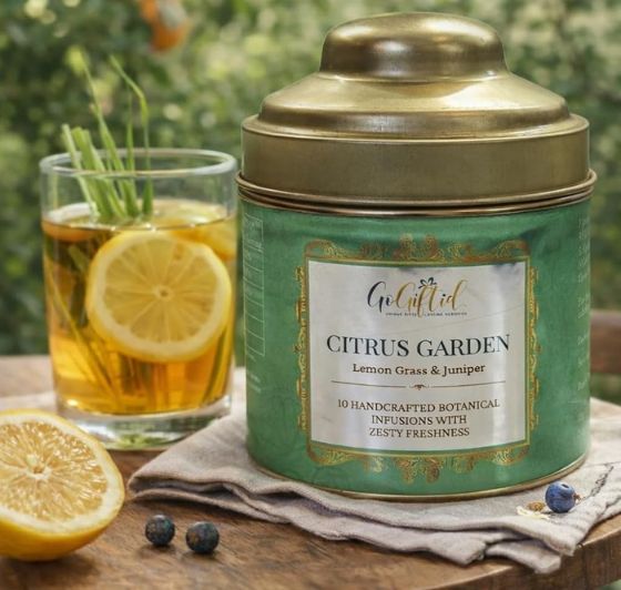 Citrus Blossom Gin Infusion Tin – Botanical Cocktail Flavouring