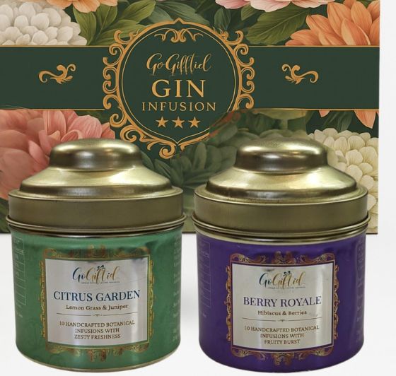 Botanical Gin Infusion Gift Box – Berry Royale & Citrus Blossom