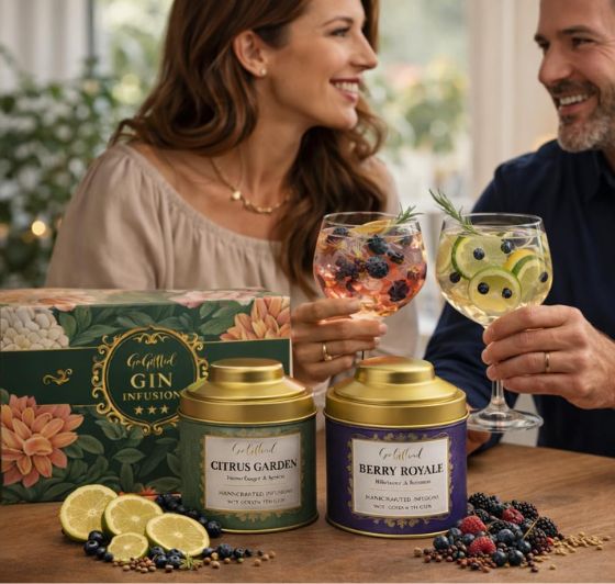 Botanical Gin Infusion Gift Box – Berry Royale & Citrus Blossom