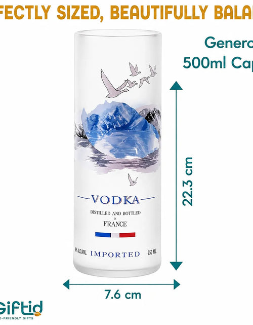 Load image into Gallery viewer, Upcycled Grey Goose Vodka Glass – Handmade Recycled Cocktail Glass
