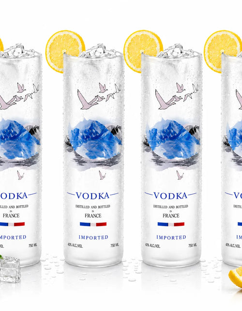 Load image into Gallery viewer, Upcycled Grey Goose Vodka Glass – Handmade Recycled Cocktail Glass
