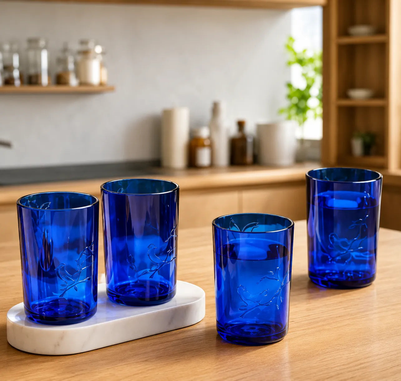 Handmade Antiquity Whiskey Bottle Glasses – Set of Two
