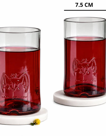 Bacardi Rum Glasses Set of 3 – Handmade Eco-Friendly Barware