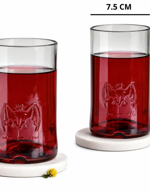 Load image into Gallery viewer, Bacardi Rum Glasses Set of 3 – Handmade Eco-Friendly Barware
