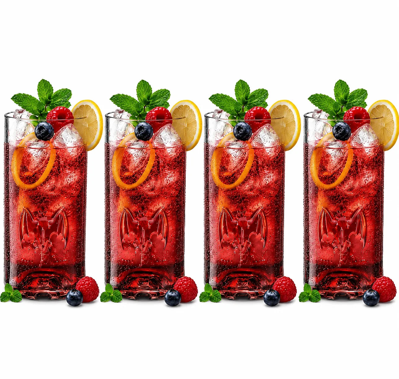 Bacardi Rum Drinking Glass – Handmade Eco-Friendly Bar Glass
