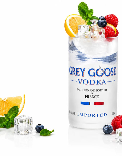 Load image into Gallery viewer, Grey Goose Vodka Glasses – Handmade Upcycled Cocktail Glassware (Pack of 1 Glass)
