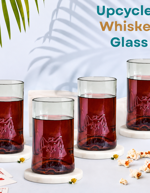 Load image into Gallery viewer, Bacardi Rum Drinking Glass – Handmade Eco-Friendly Bar Glass
