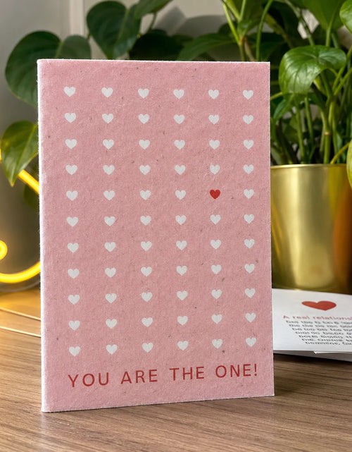 Load image into Gallery viewer, Seed Paper Set of 4 Plantable Love You Greeting Cards with Kraft Envelopes
