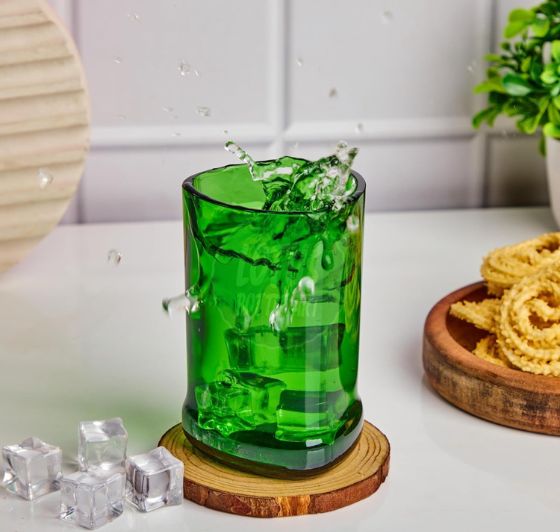 Upcycled Glenfiddich Whisky Glasses