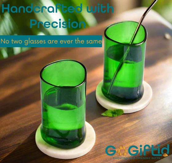 Upcycled Glenfiddich Whisky Glasses