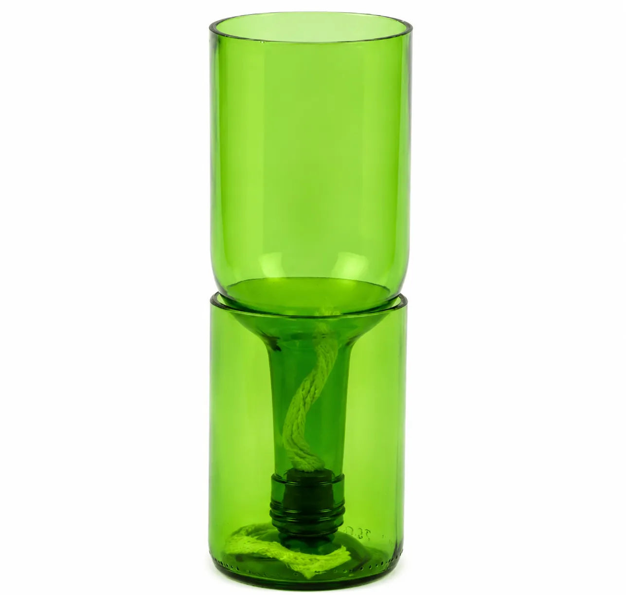 Self Watering Wine Bottle Planter – Recycled Glass Plant Pot