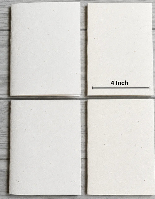 Load image into Gallery viewer, Seed Paper Set of 4 Plantable DIY Greeting Cards with Kraft Envelopes
