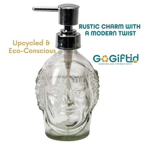 Load image into Gallery viewer, Old Monk Soap Dispenser – Handmade Eco-Friendly Bathroom Accessory
